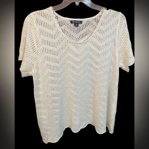 Roamans Open Weave Sweater Size 18/20